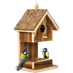Millwood Pines Bird Houses For Outside Hanging Bird House Feeder For